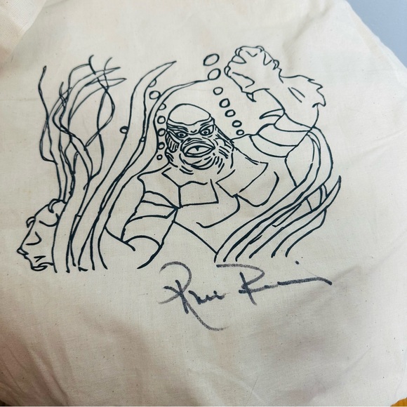SIGNED Tote Bag of Creature from the Black Lagoon 1954 Sci Fi Horror Film Movie - Picture 5 of 10